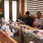 A meeting was held with Chief Minister of Balochistan, attended by the Secretary of the Forest Department and other department secretaries.